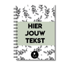 Plakboek A5 Op Maat | Fotoboek Eigen Tekst | Gepersonaliseerd Scrapbook | A5 - 14,9x21cm | Botanical Groen