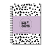 Plakboek A5 Op Maat | Fotoboek Eigen Tekst | Gepersonaliseerd Scrapbook | A5 - 14,9x21cm | Dots Lila