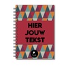 Plakboek A5 Op Maat | Fotoboek Eigen Tekst | Gepersonaliseerd Scrapbook | A5 - 14,9x21cm | Driehoekjes