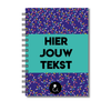 Plakboek A5 Op Maat | Fotoboek Eigen Tekst | Gepersonaliseerd Scrapbook | A5 - 14,9x21cm | Confetti