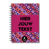 Plakboek A5 Op Maat | Fotoboek Eigen Tekst | Gepersonaliseerd Scrapbook | A5 - 14,9x21cm | Ruitjes