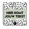 Plakboek Op Maat | Fotoboek Eigen Tekst | Gepersonaliseerd Scrapbook | Vierkant 21x21cm | Dots Groen