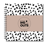 Plakboek Op Maat | Fotoboek Eigen Tekst | Gepersonaliseerd Scrapbook | Vierkant 21x21cm | Dots Sand