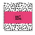 Plakboek Op Maat | Fotoboek Eigen Tekst | Gepersonaliseerd Scrapbook | Vierkant 21x21cm | Dots Roze