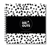Plakboek Op Maat | Fotoboek Eigen Tekst | Gepersonaliseerd Scrapbook | Vierkant 21x21cm | Dots Zwart