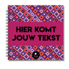 Plakboek Op Maat | Fotoboek Eigen Tekst | Gepersonaliseerd Scrapbook | Vierkant 21x21cm | Ruitjes