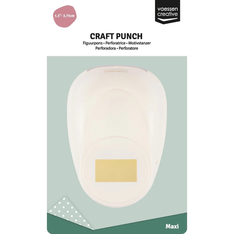 Rechthoek Pons - Papierpons Rechoeken - Figuurpons Rechthoekig - Punch Rectangle