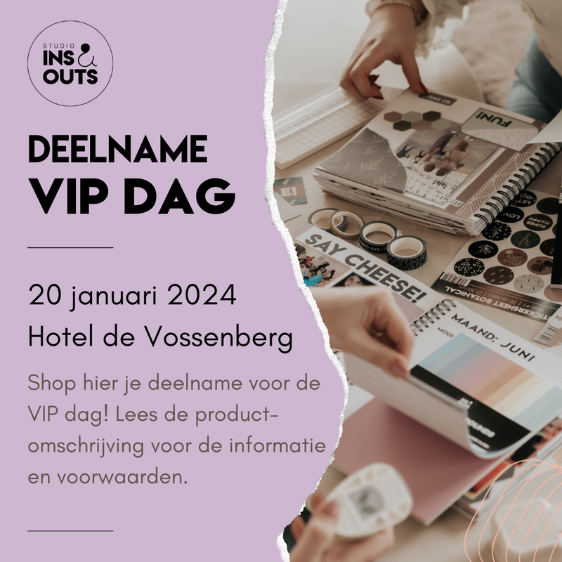 VIP Dag deelname | 20 januari