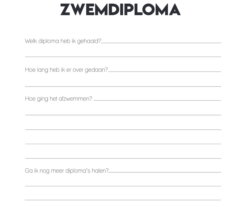 Invulboek 4-12 jaar | Ik Word Groter | Sand