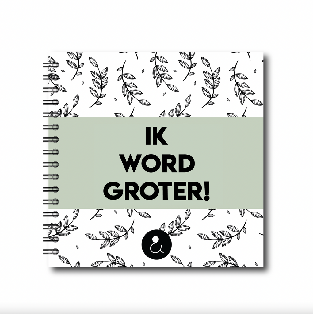 Invulboek 4-12 jaar | Ik Word Groter! | Botanical Groen