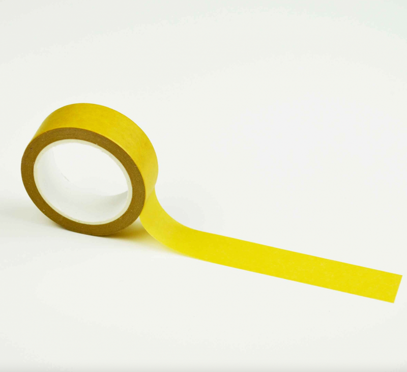 Washi tape | All Yellow