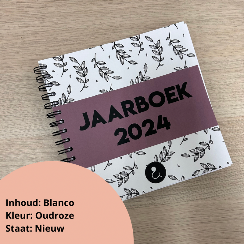 SALE: Jaarboek Oudroze (blanco)