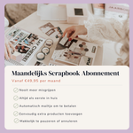 Maandelijks Scrapbook Abonnement