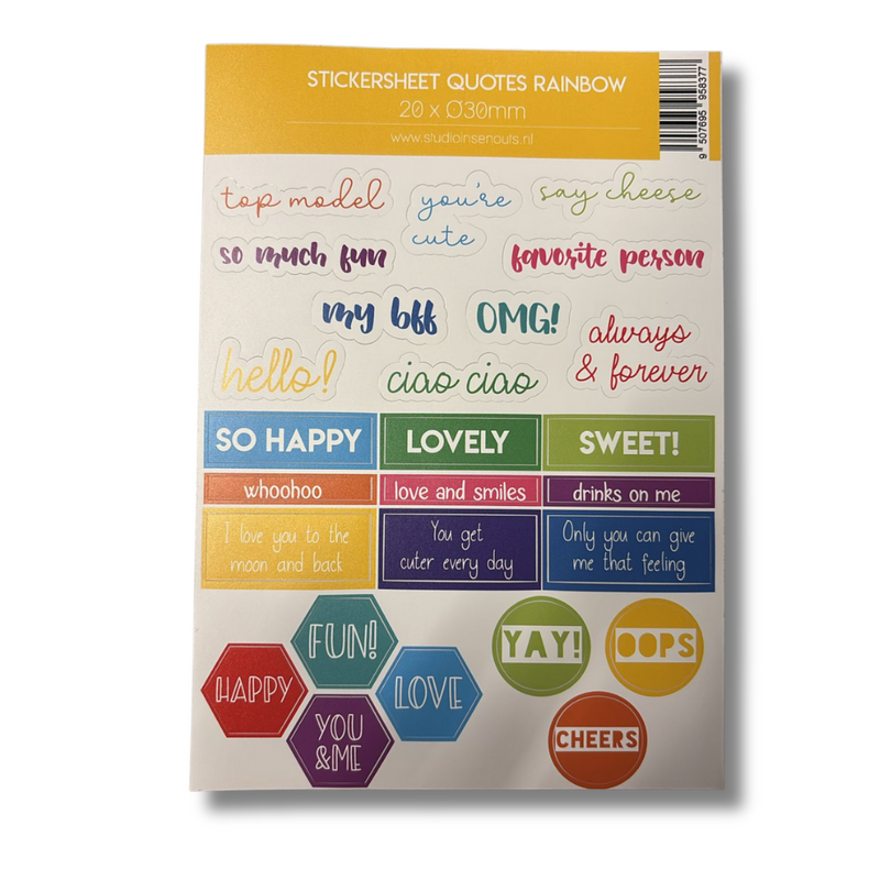 Stickervel Quotes | Rainbow