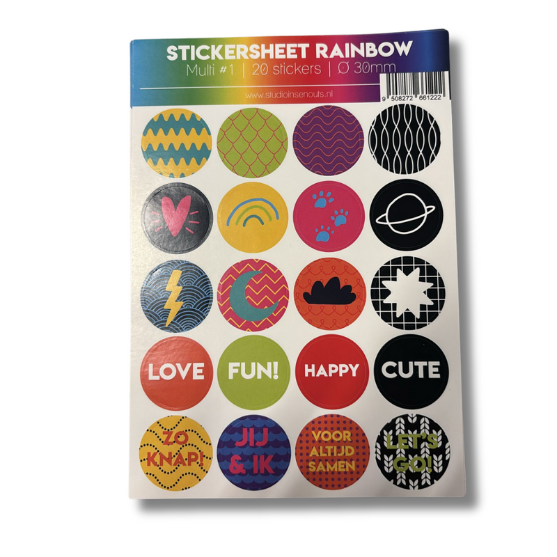 Stickervel Circles | Rainbow