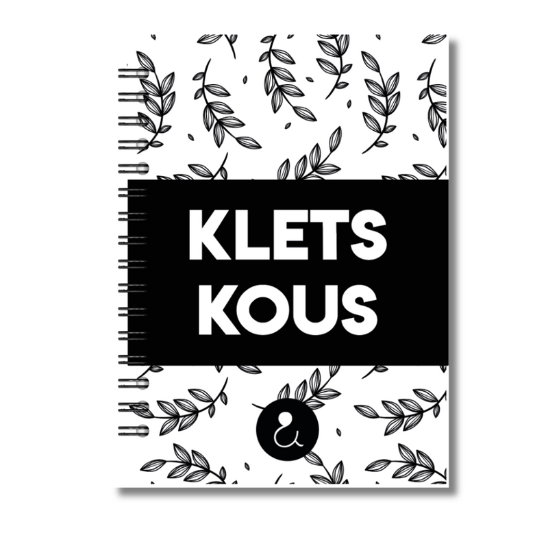 Uitsprakenboekje | Kletskous | Botanical Zwart