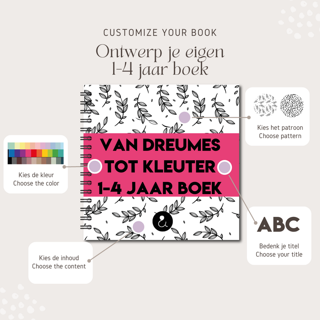 Ontwerp je eigen 1-4 jaar boek