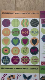 Stickervel Contour | Always Good'25