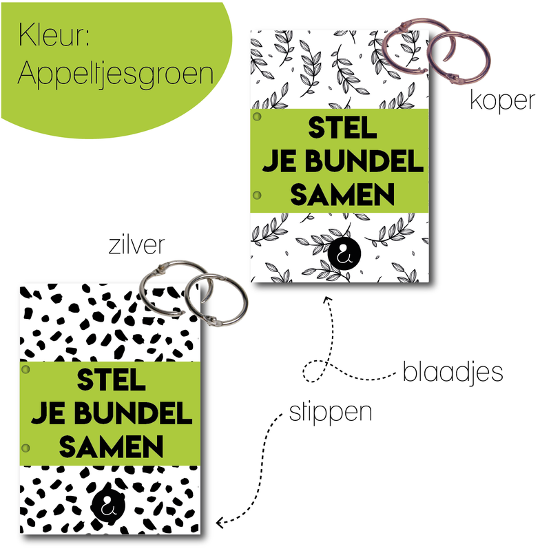 Stel je eigen A5 bewaarbundel samen | Rainbow Stijl
