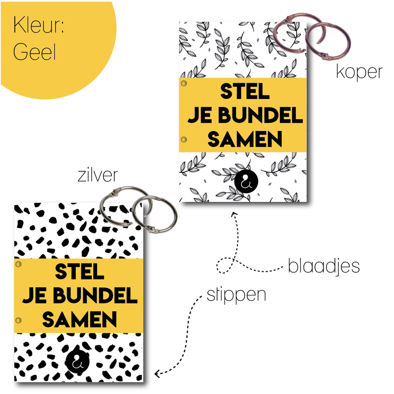 Stel je eigen A5 bewaarbundel samen | Rainbow Stijl