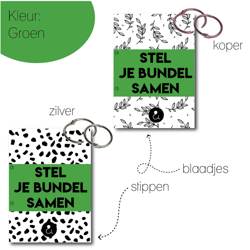Stel je eigen A5 bewaarbundel samen | Rainbow Stijl