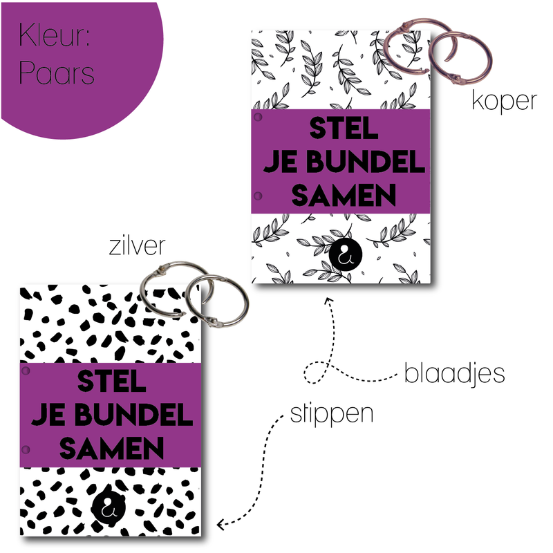 Stel je eigen A5 bewaarbundel samen | Rainbow Stijl
