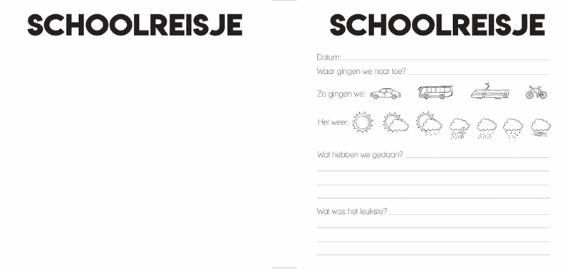 Invulboek Mijn Schoolfoto's | sand