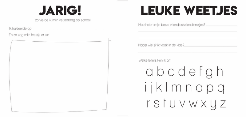 Invulboek Mijn Schoolfoto's | sand