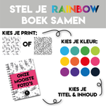 Stel je eigen boek samen | Rainbow stijl | A5