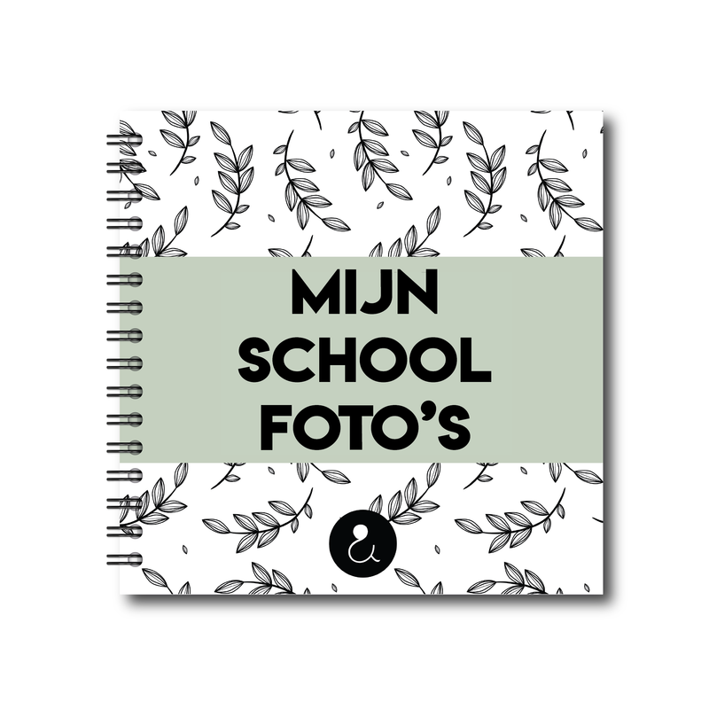 Invulboek Mijn Schoolfoto's | groen